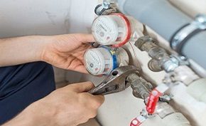 Монтаж водяных счетчиков